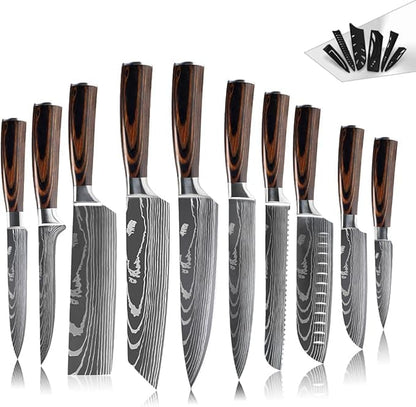 Kit de Cuchillos Premium Knife® – PRÉ BLACK FRIDAY 🔥 – ¡COMPRA 5 Y LLEVA 13 SOLO HOY! ✨🔪