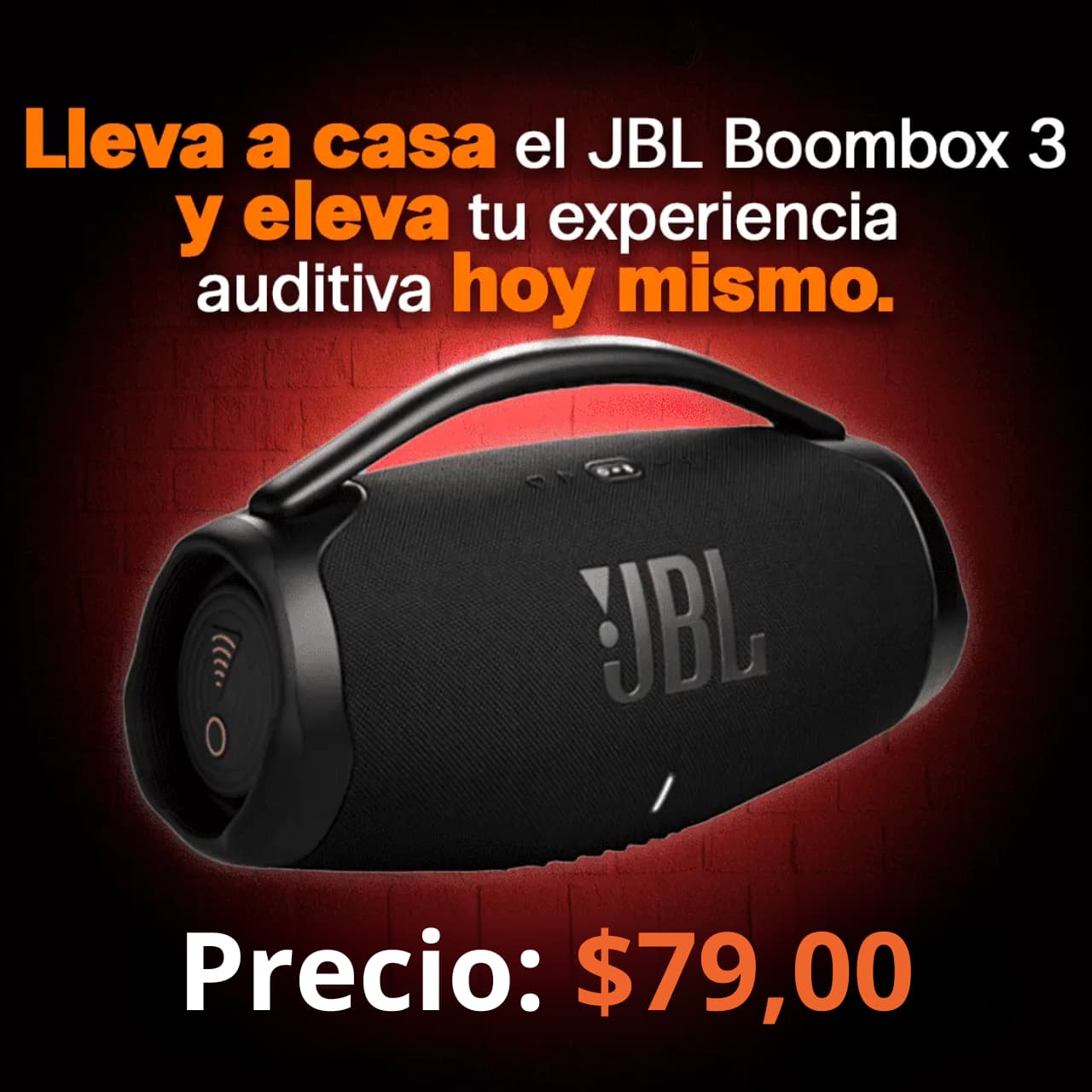 BOOMBOX 3 - 70% DE DESCUENTO PRÉ BLACK FRIDAY SOLO HOY! 🔥