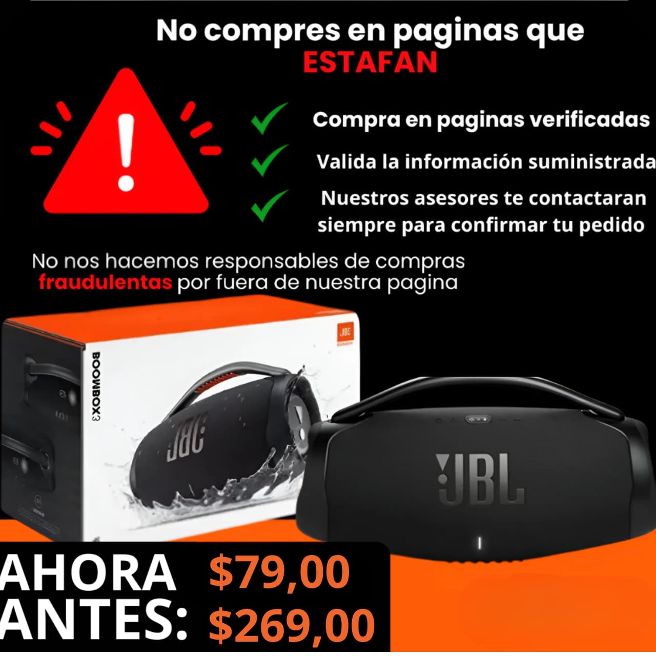 BOOMBOX 3 - 70% DE DESCUENTO PRÉ BLACK FRIDAY SOLO HOY! 🔥